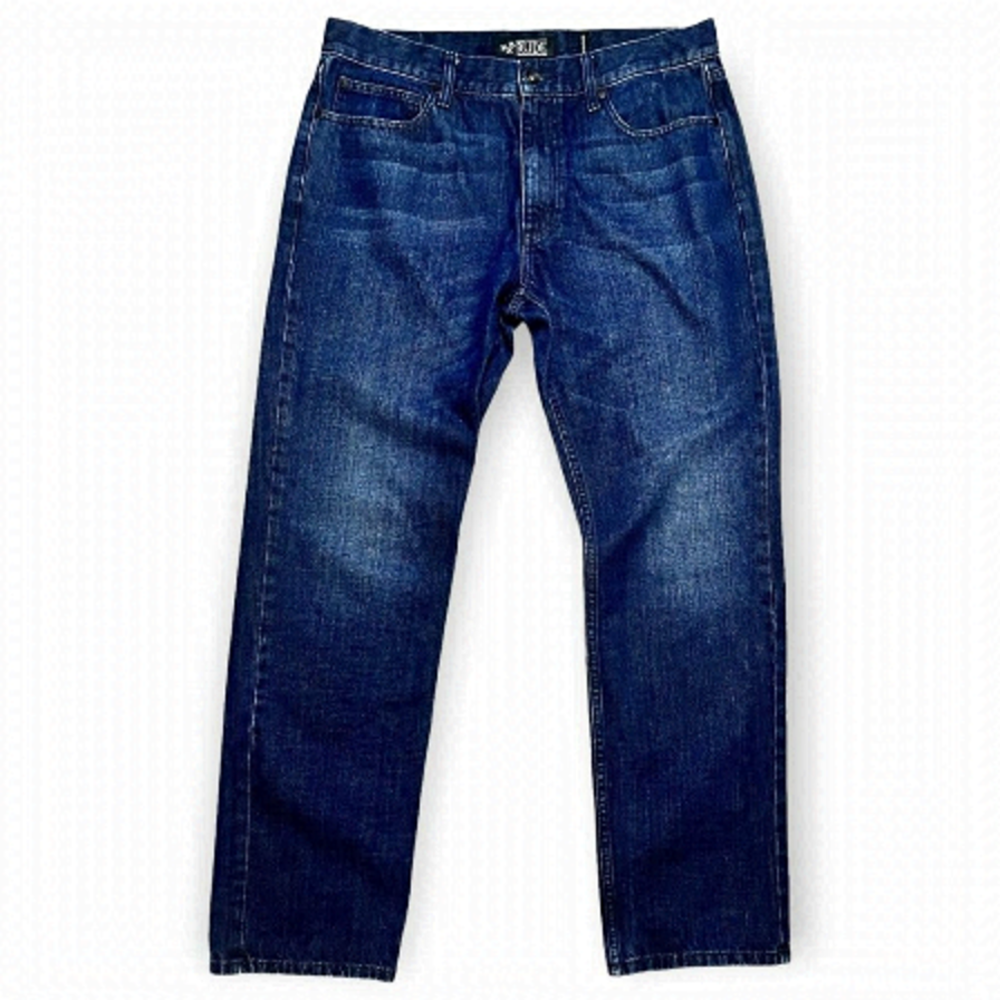 XXX Rude Slim Straight Designer Denim Jeans - Mens 34 x 32